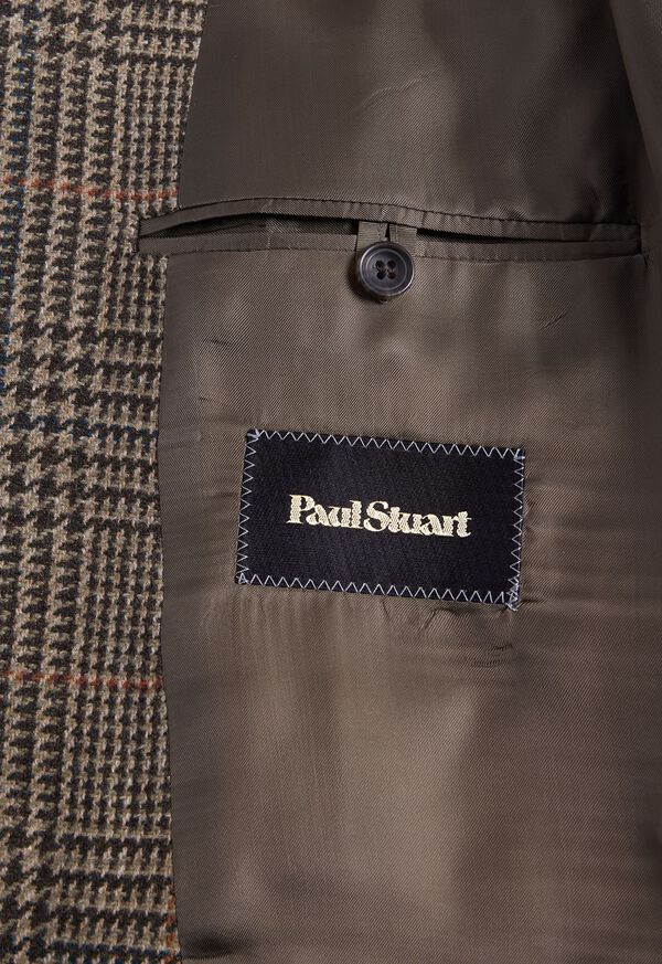 Paul Stuart Wool Plaid Paul Olive | NZ_PAUL69482