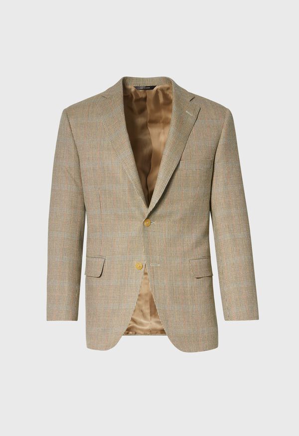 Paul Stuart Wool Silk Stuart Beige | NZ_PAUL89220