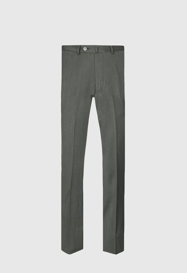 Paul Stuart Wool Soft Cavalry Twill Dark Green | NZ_PAUL79490