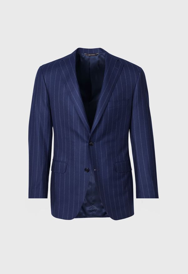 Paul Stuart Wool Stripe Paul Navy | NZ_PAUL73754