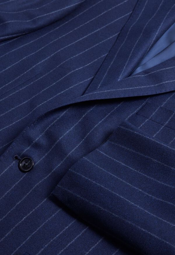 Paul Stuart Wool Stripe Paul Navy | NZ_PAUL73754