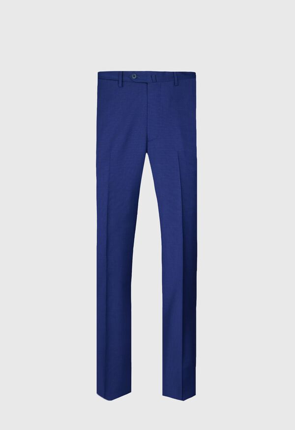 Paul Stuart Wool Tick Weave Blue | NZ_PAUL56350