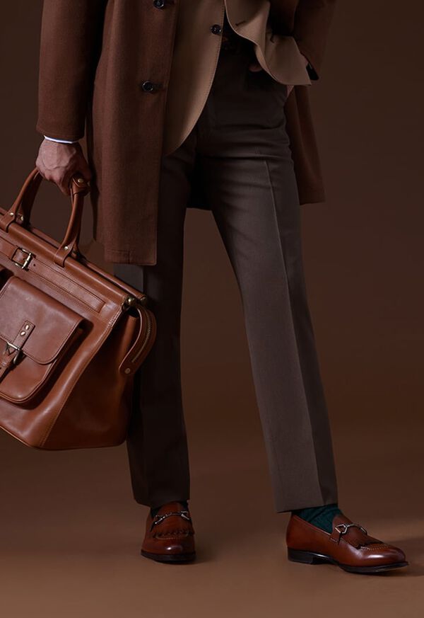 Paul Stuart Wool Twill Brown | NZ_PAUL59296