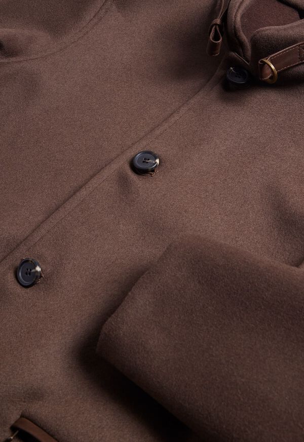 Paul Stuart Wool & Cashmere Double Faced Jacket Brown | NZ_PAUL78389
