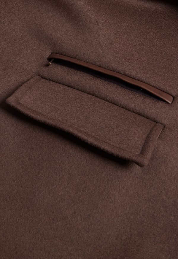 Paul Stuart Wool & Cashmere Double Faced Jacket Brown | NZ_PAUL78389