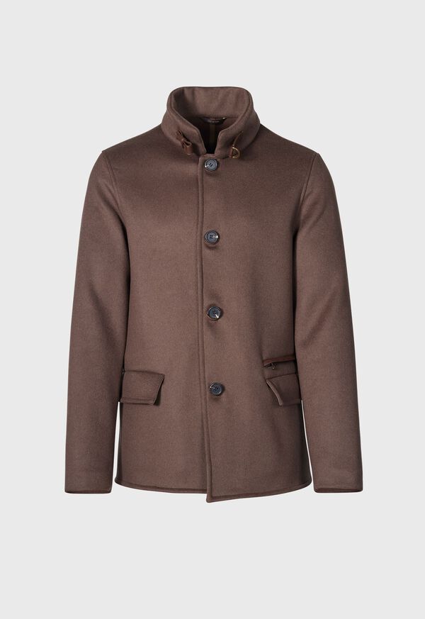 Paul Stuart Wool & Cashmere Double Faced Jacket Brown | NZ_PAUL78389