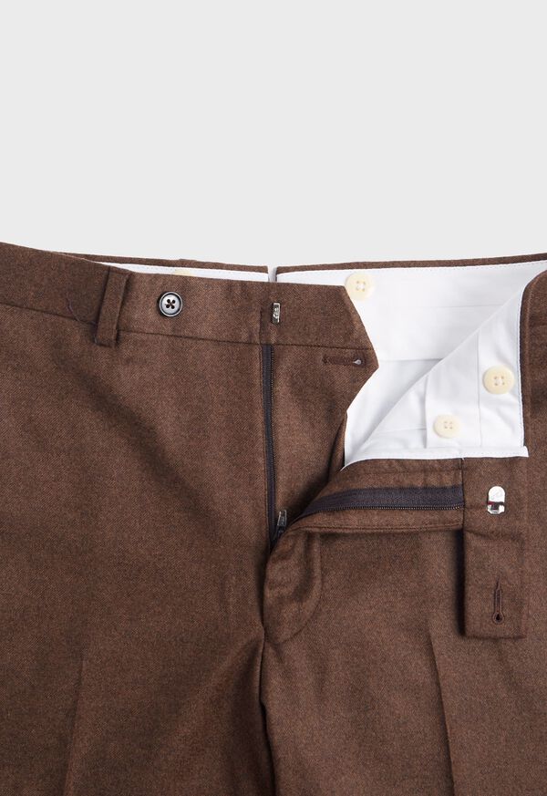 Paul Stuart Wool & Cashmere Flannel Brown | NZ_PAUL11350