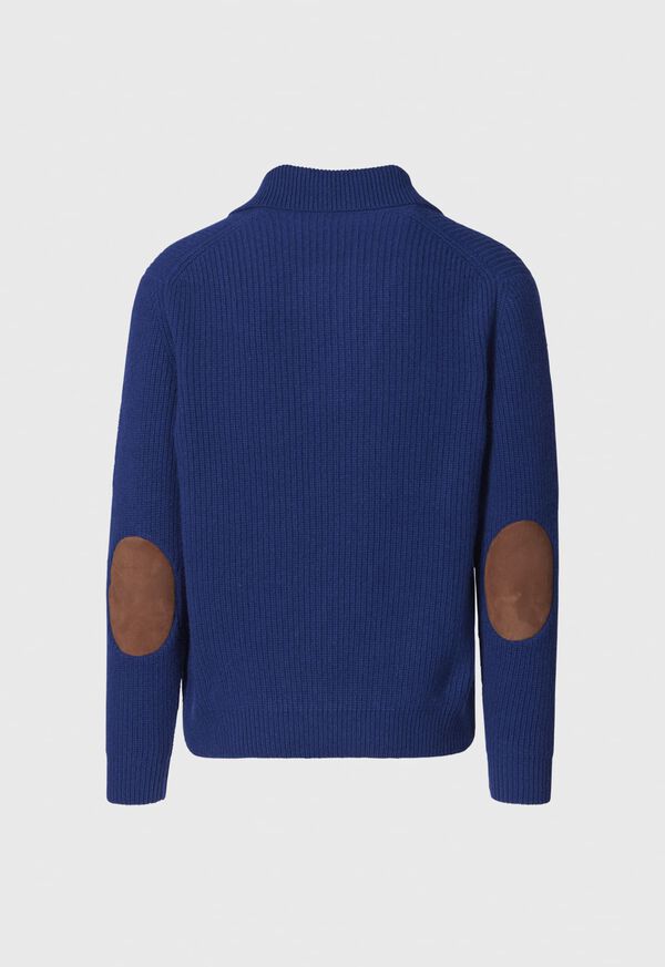 Paul Stuart Wool & Cashmere Shawl Collar Blue | NZ_PAUL33268