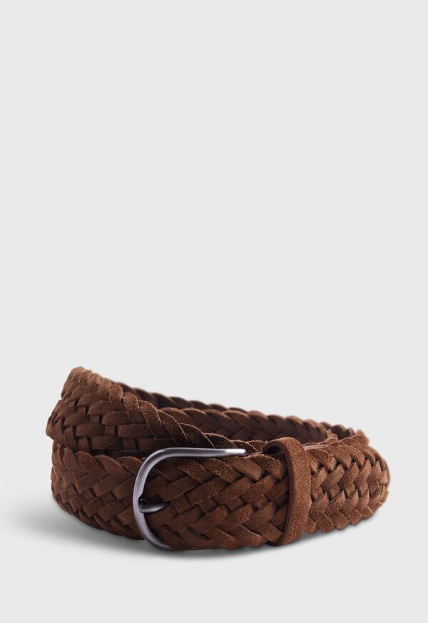 Paul Stuart Woven Suede Brown | NZ_PAUL69623