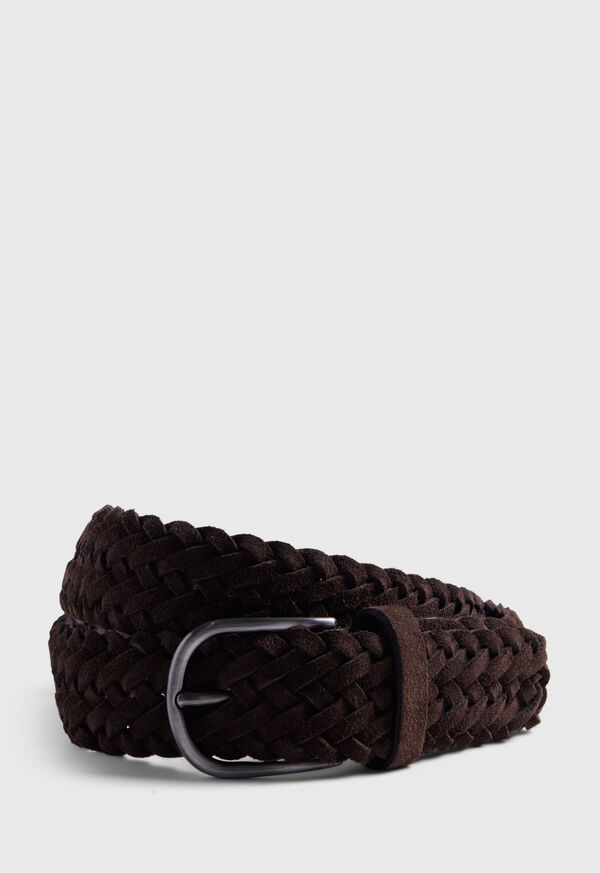 Paul Stuart Woven Suede Brown | NZ_PAUL90450