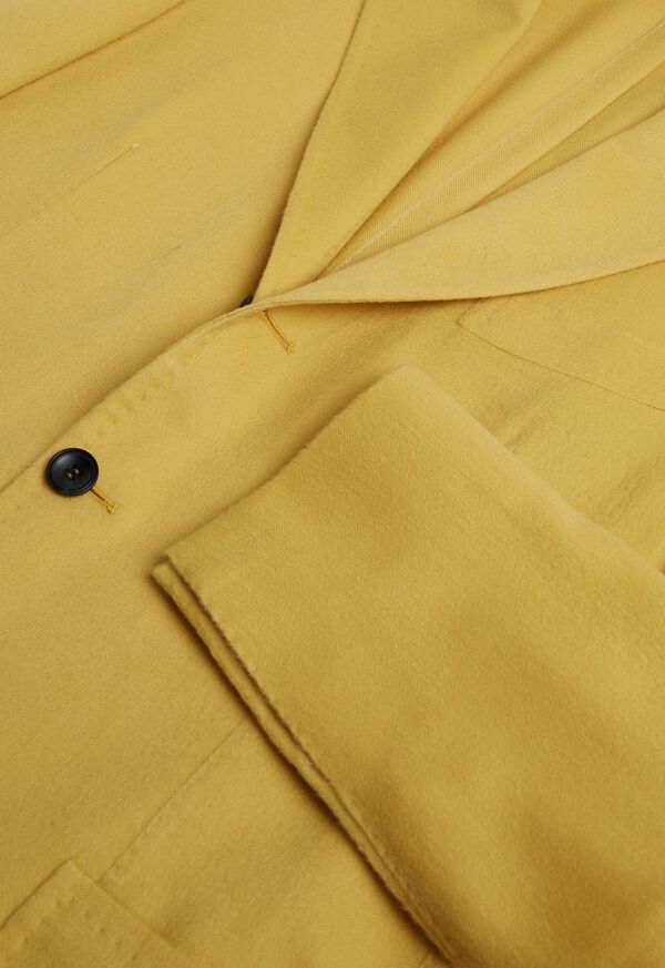 Paul Stuart Yellow Cashmere Soft Yellow | NZ_PAUL58783