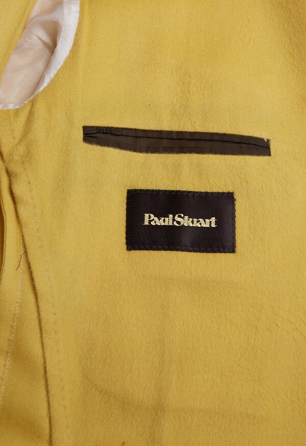 Paul Stuart Yellow Cashmere Soft Yellow | NZ_PAUL58783